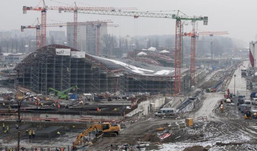 Na dworcu Łódź Fabryczna rozpoczął się montaż pierwszych torów Na dworcu Łódź Fabryczna rozpoczął się montaż pierwszych torów