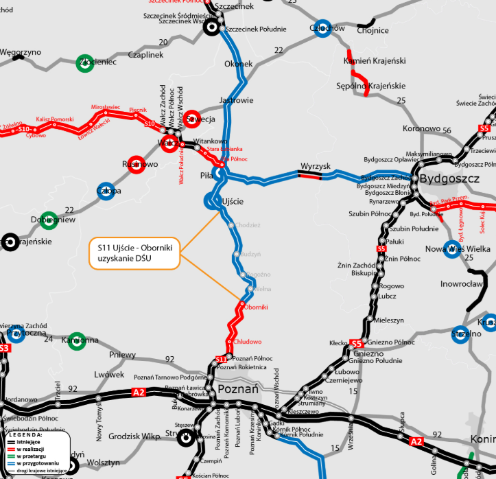 S11. Znamy przebieg kolejnego odcinka w Wielkopolsce