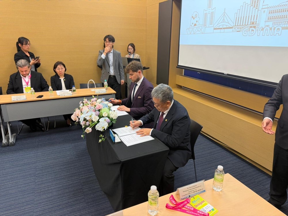 Port Gdynia będzie współpracować z portem z Tajwanu