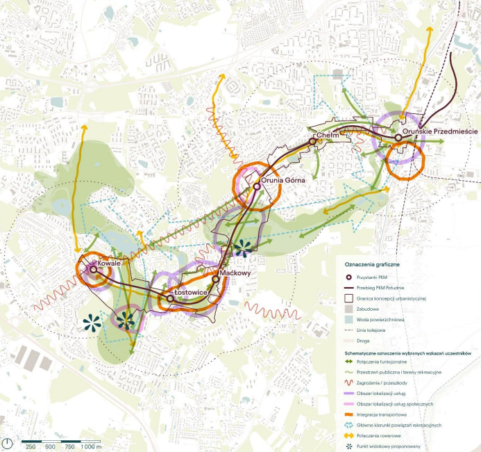 Projekt Gdańsk Nowe Południe ze wstępną koncepcją urbanistyczną