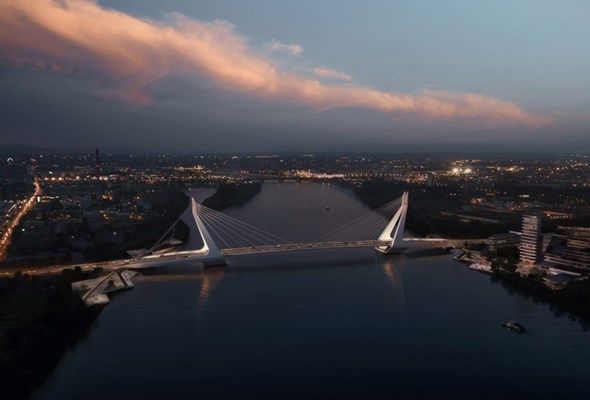 Holenderski projekt nowego mostu w Budapeszcie
