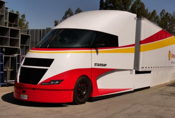 Shell i AirFlow przetestowali ekologiczną ciężarówkę Starship 