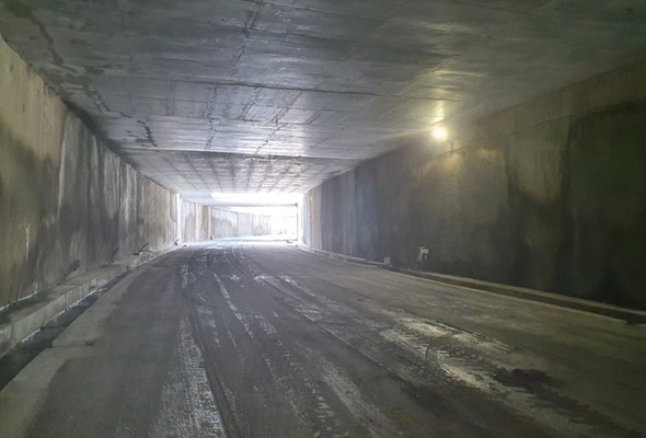 Tunel w Świnoujściu na półmetku 