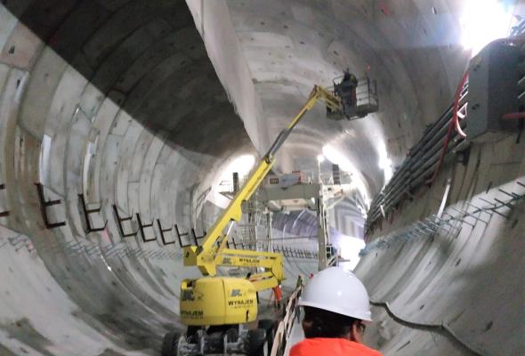 Tunel w Świnoujściu. Trwa rozbiórka elementów po drążeniu