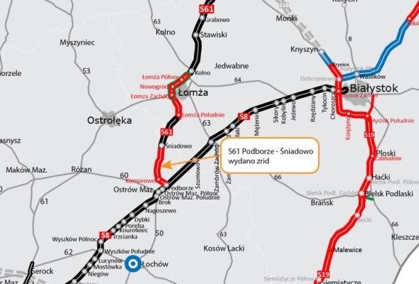 GDDKIA: Jest zgoda na budowę ostatniego odcinka S61 na Via Baltica