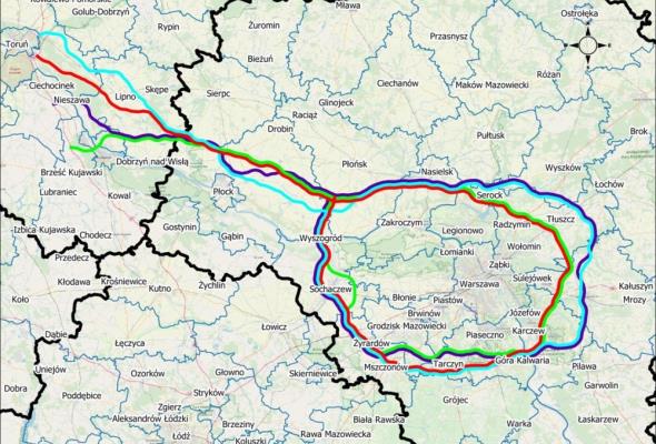 GDDKiA zamawia dokumentację dla Obwodnicy Aglomeracji Warszawskiej 