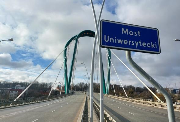 Bydgoszcz. Most Uniwersytecki otwarty 