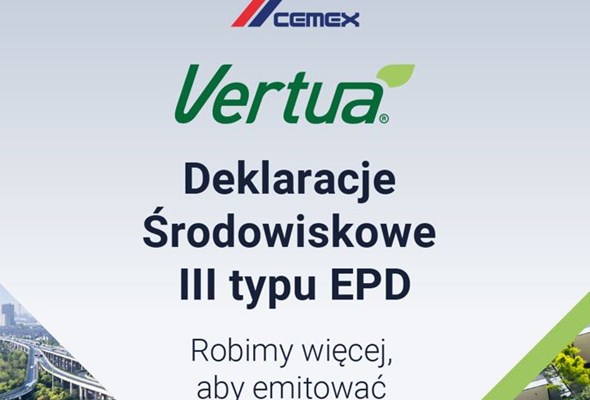 CEMEX w Polsce pierwszy globalnie uzyskał certyfikaty Deklaracji Środowiskowej Produktu 