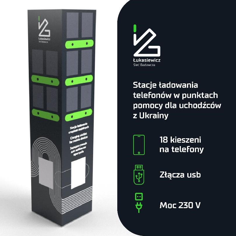 Montują ładowarki do telefonów na granicy z Ukrainą 