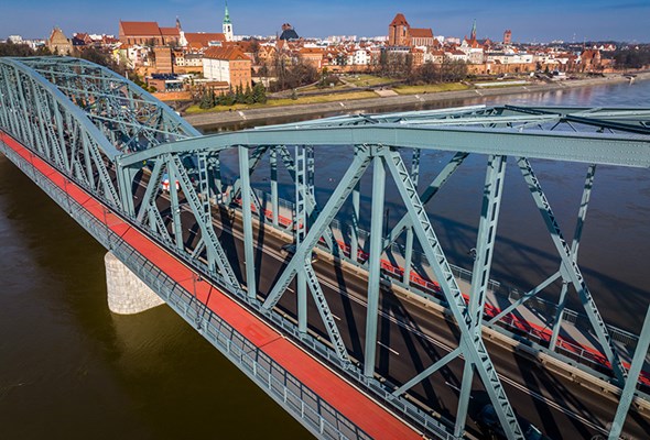 Toruń zakończył rozbudowę mostu Piłsudskiego 