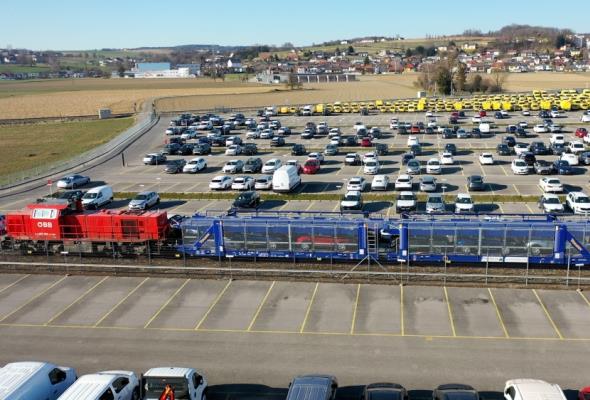 ÖBB Rail Cargo uruchomiło przewozy aut z Hiszpanii do Austrii