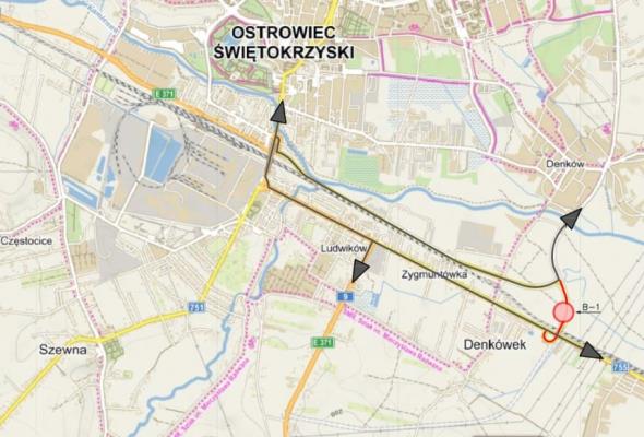 Zmiany w pobliżu budowanej obwodnicy Ostrowca Świętokrzyskiego
