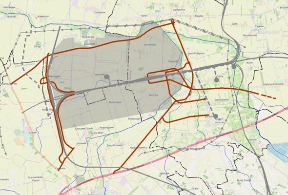 CPK. Układ drogowy w wariancie inwestorskim