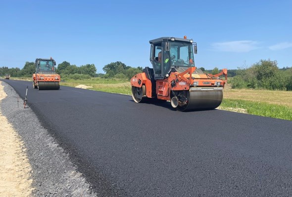 Pierwsze prace bitumiczne na S3 do Świnoujścia