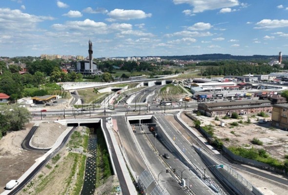 Budimex zakończył budowę Trasy Łagiewnickiej. Tak wygląda nowa droga  [ZDJĘCIA] 