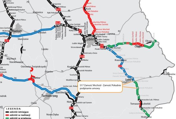 Budimex ma kontrakt na S17 koło Zamościa