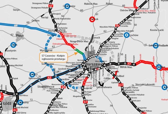 Ruszy budowa siódemki pod Warszawą. Szukają wykonawcy