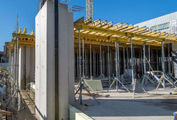 Niskoemisyjny beton Vertua CEMEX na budowie kampusu LPP Fashion Lab
