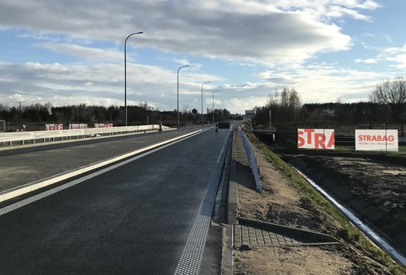 Obwodnica Grodziska Mazowieckiego otwarta. Strabag skończył miesiąc przed terminem