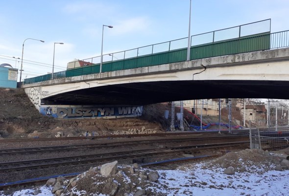 Olsztyn zleca ekspertyzę stanu wiaduktu na Zatorze