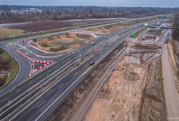 Postępuje budowa S7 Modlin – Czosnów. Uwaga na utrudnienia
