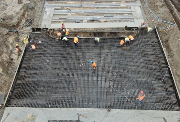 W Sulejówku jest już gotowa konstrukcja tunelu pod torami 