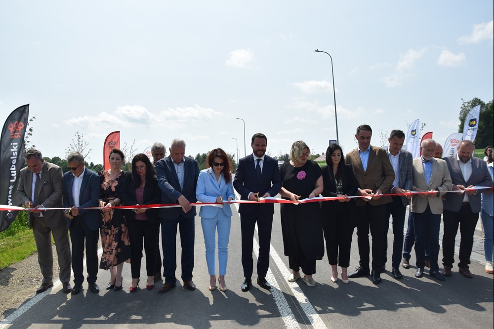 Droga niedaleko Lublina po przebudowie. Finał prac za kilkanaście milionów
