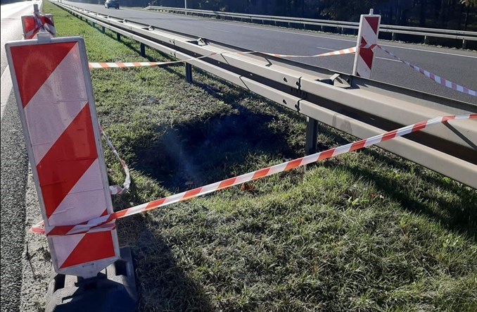 Małopolskie. Tuż przy cmentarzu zapadła się droga