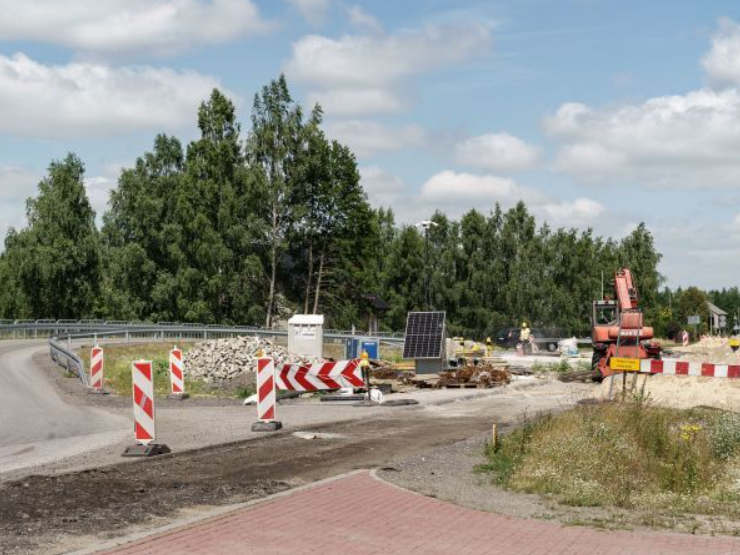 Budowa przepustów przy A2 na półmetku