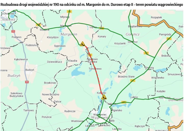 Ruszy rozbudowa drogi w powiecie wągrowieckim