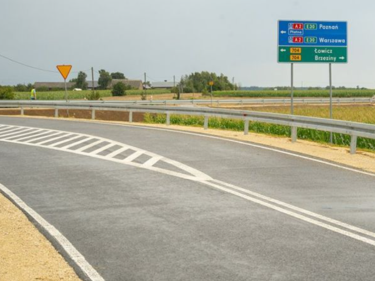 Dojazd do A2 rozbudowany przed terminem