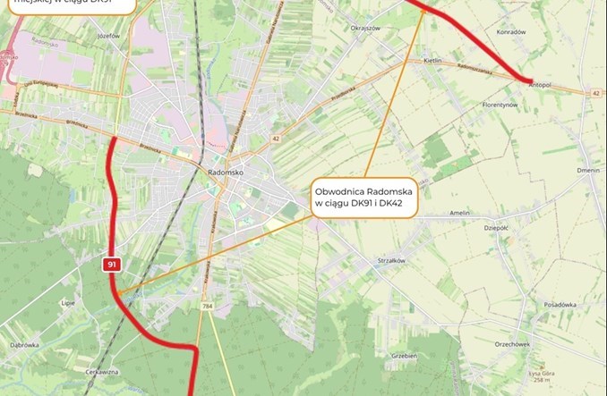 Wybór wykonawcy obwodnicy Radomska utrzymany