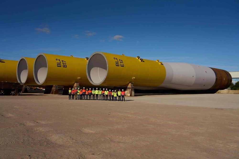 Pierwsza partia monopali dla Baltica 2 wyprodukowana