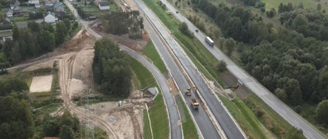 Zmiany na budowanej obwodnicy Wąchocka