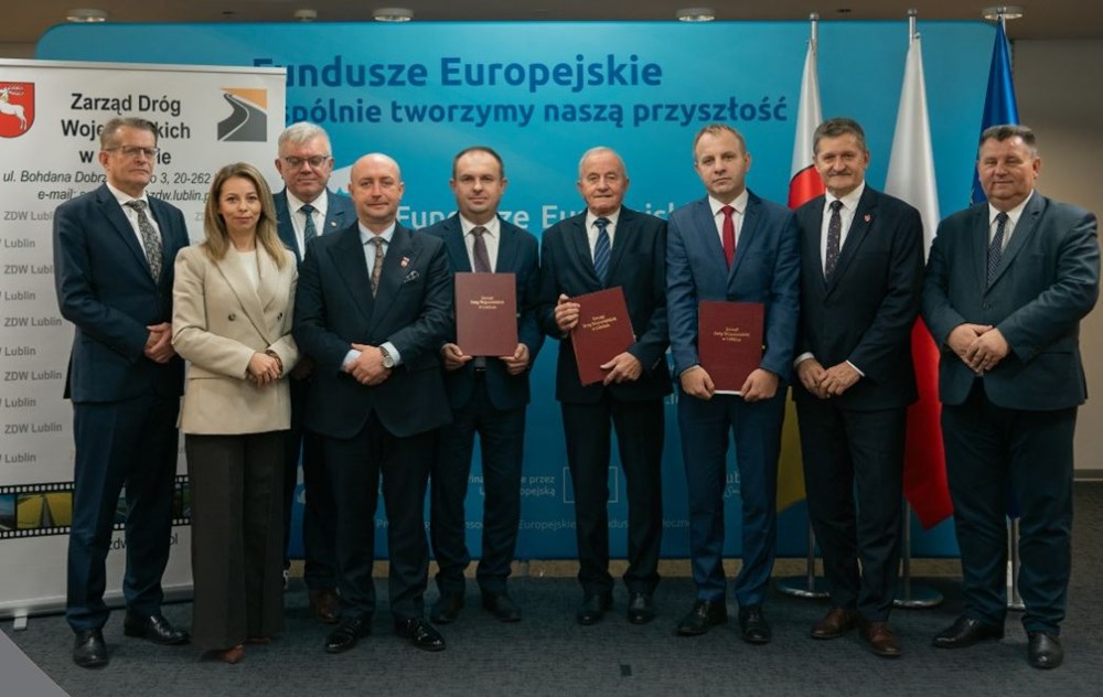 Lubelskie. ZDW podpisał kolejne trzy umowy