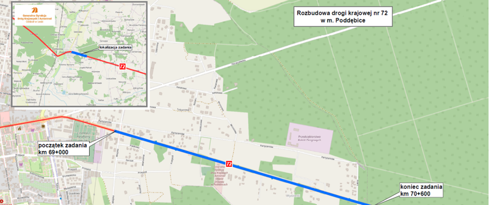 Wybrano wykonawcę projektu rozbudowy DK72