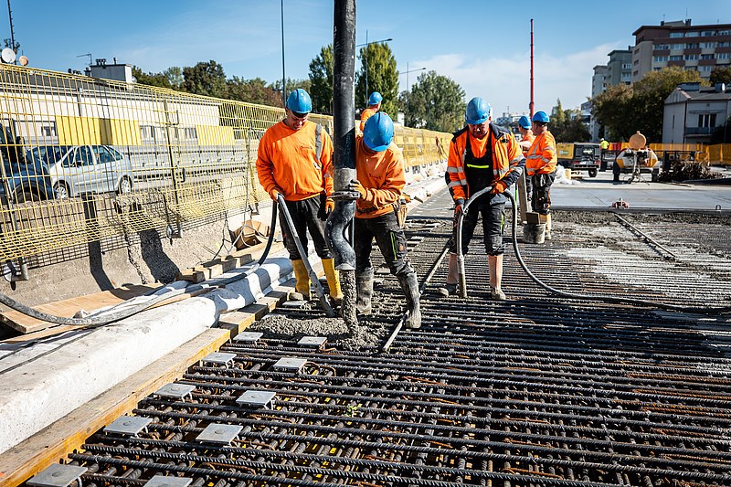 Latem koniec przebudowy Trasy Łazienkowskiej na Saskiej Kępie?