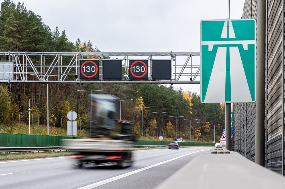 Szybsze podróże autostradą zimą na Litwie