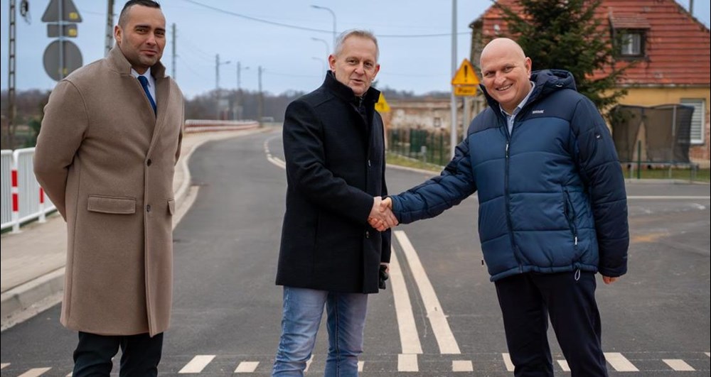 Droga na Dolnym Śląsku po modernizacji