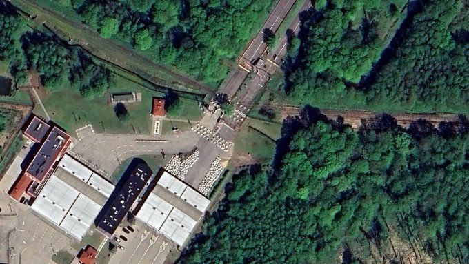 Budowle w ramach Tarczy Wchód są widoczne z kosmosu