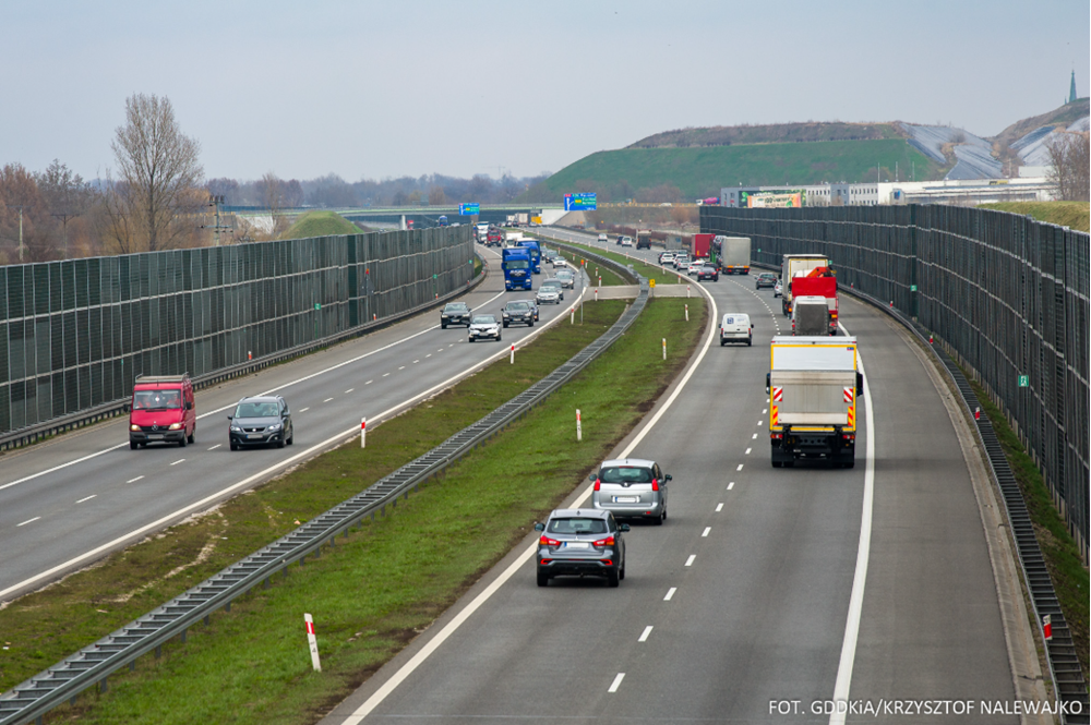 Powstanie 50 km ekranów akustycznych na A1
