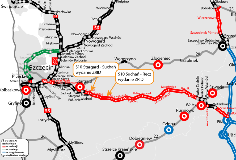 Można budować dwa odcinki S10 na Pomorzu Zachodnim!