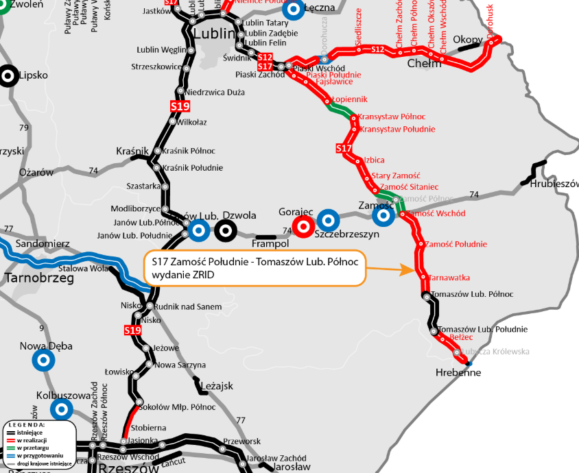 Rusza budowa S17 Zamość – Tomaszów Lubelski