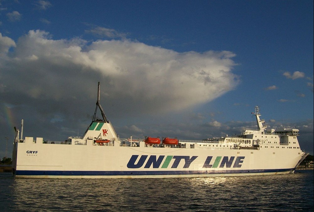 Ostatni rejs Gryfa ze Świnoujścia do Trelleborga