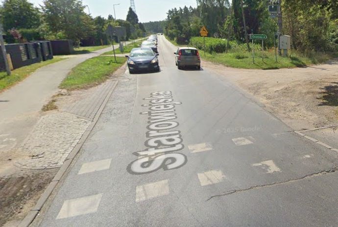 Trwa budowa drogi koło Bydgoszczy