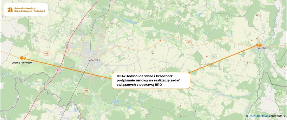 Łódzkie. Będzie bezpieczniej na DK-42