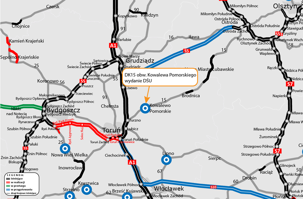 Znamy przebieg obwodnicy Kowalewa Pomorskiego