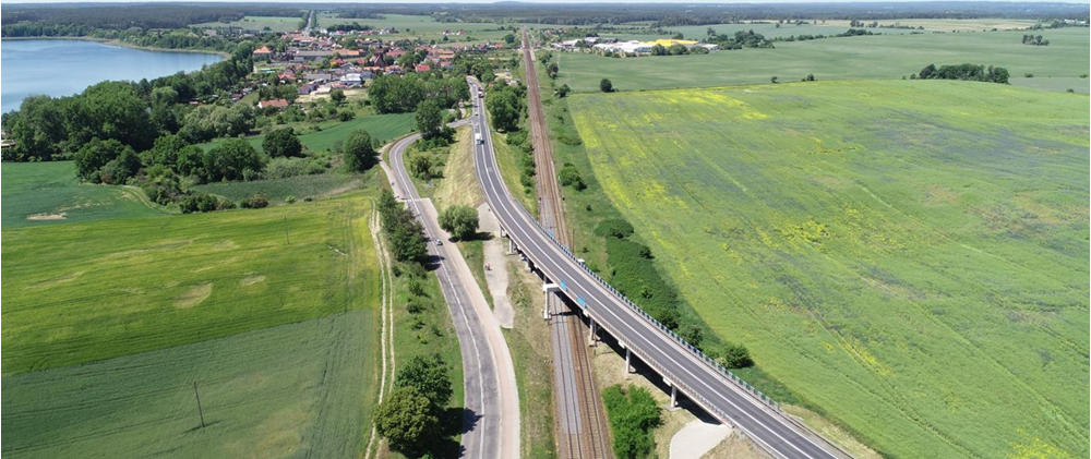 Lubuskie. Powoli rozkręca się budowa wiaduktu nad linią Berlin - Warszawa
