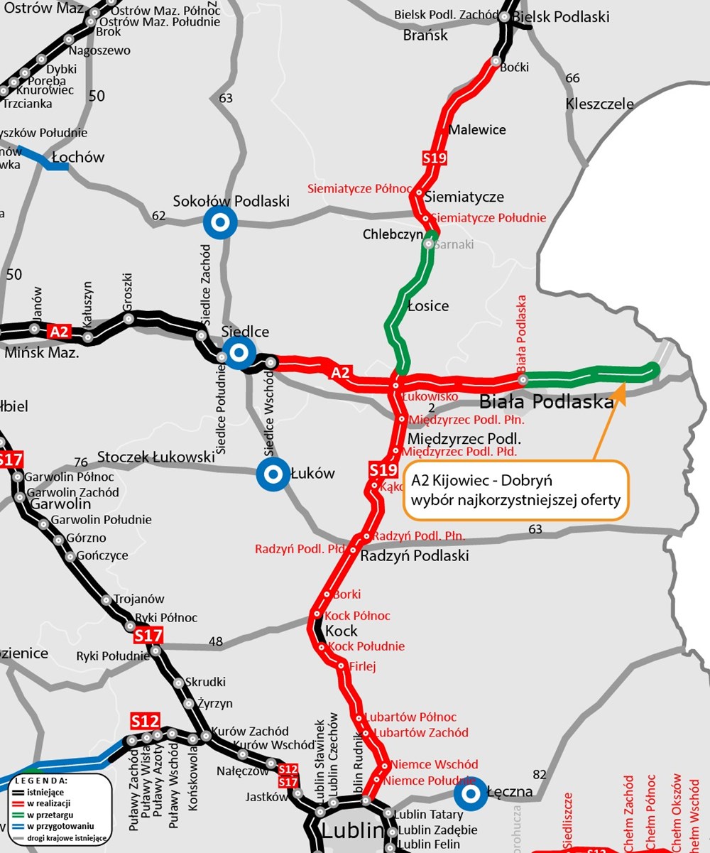 Mirbud z Budpolem najkorzystniejsi na budowę A2