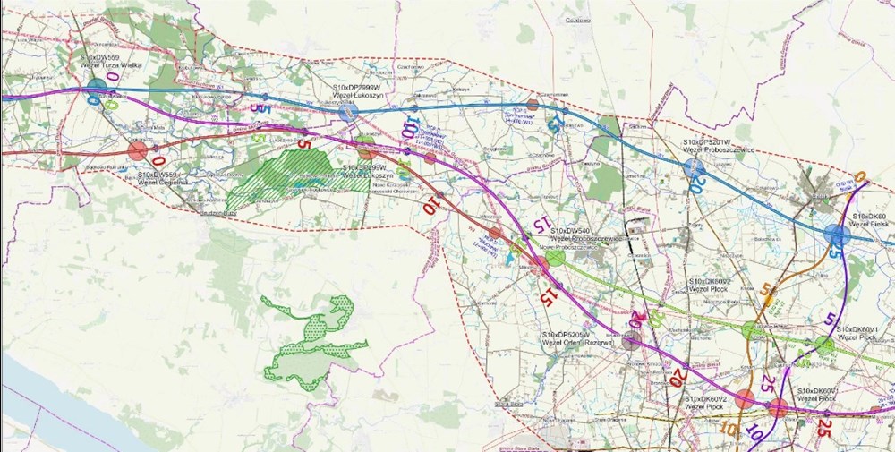KOPI wskazał wariant S10 na Mazowszu